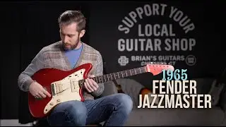 Vintage All-Original 1965 Fender Jazzmaster Candy Apple Red with Graham Masell