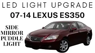 LEXUS ES350 side mirror puddle light bulb upgrade