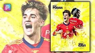 How to Create professional Sports poster design in PICSART | PICSART TUTORIAL