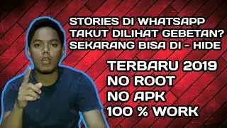 Cara Hide Story di Whatsapp Terbaru 2019