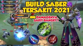 Build saber top 1 global 2021 | Build saber tersakit 2021 | build dan emblem saber tersakit 2021