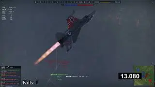 War Thunder - F-16 - 62 seconds Ace