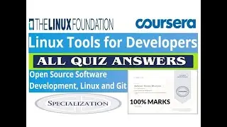 Linux Tools for Developers | All Quiz Answers | Coursera | The Linux Foundation