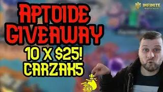 Giveaway 10 x $25 Gift Codes! Aptoide Giveaway! - Infinite Magicraid