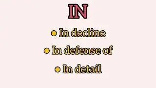 English Grammar | Useful Collocations 
