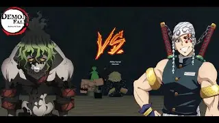 Gyutaro VS Uzui Tengen ( DEMONFALL ROBLOX )