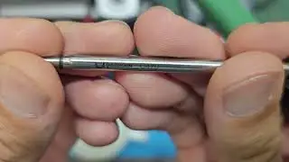 Sugon T61 soldering station. Comparing tips of diferent brands submerged on water.