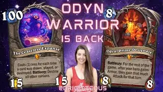 Odyn Warrior is BACK🔥83% 10-2 in Legend today with this deck ⬇️ #hearthstonedeck #hearthstonedecks