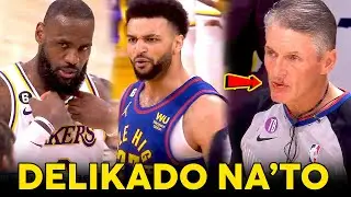 Maagang nag walk-out si LeBron pagod na, parang bumangga sa Tren ang referee na'to!