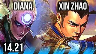 DIANA vs XIN ZHAO (MID) | Legendary, 10/3/7 | KR Master | 14.21