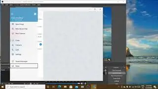 how to use privacy setting in telegram with NVDA for blind user