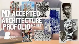 What Got Me Into Architecture School | Portfolio Breakdown in 5 Mins