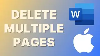 How to Delete Multiple Pages in Word Mac