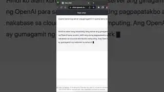 Ask ChatGPT: Ilang server ang ginamit sa kanya ni OpenAI? #chatgpt #machinelearning