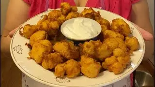 Хрустящая цветная капуста в кляре