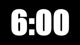 6 MINUTE TIMER | LOUD ALARM  ⏰