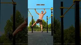 CRISS CROSS Remix 🤖 Pull Up Robot Dance 😎💪🏻 #robotics #calisthenics #robotdance #pullupdance #shorts