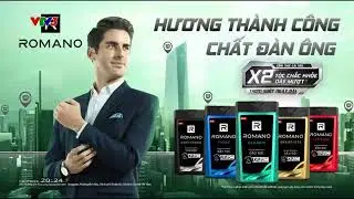 (Gốc và tua ngược) VTV3 - Quảng cáo dầu gội Romano (10s) + Quảng cáo mùi hương Romano Grandiose (5s)