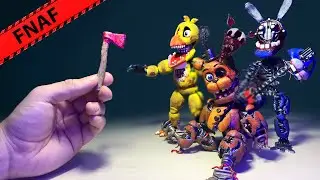 How to make FNAF animatronics with clay | Chica, Bonnie and Freddy