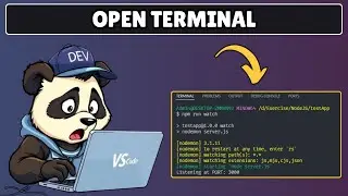 How to Open Terminal in Visual Studio Code