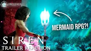 A MERMAID RPG GAME?!🤯🔱🧜‍♀️ Siren Trailer Reaction