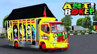 SHARE MOD TRUCK CANTER LIVERY ANTI BOKEP|FULL ANIMASI|SUPER JOZZZ|BUSSID V3.3.2