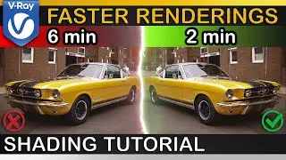 V-Ray | How to RENDER FASTER using simple tricks
