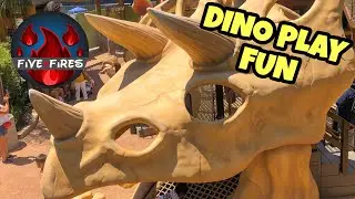 JURASSIC WORLD THE RIDE | DINO PLAY FUN | UNIVERSAL STUDIOS HOLLYWOOD