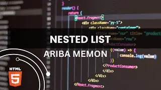 Nested Ordered list & Unordered list in Html | Web Development Basics