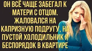 Свекровь с характером - интересные истории. - Он всё чаще забегал к матери с отцом.