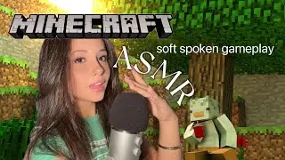 ASMR Soft Spoken Minecraft Let's Play (Key Board Noises, Mouse Clicking, Funny Commentary)