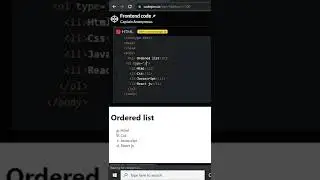 How to create ordered list in HTML|| HTML me ordered list kaise banaye hindi tutorial