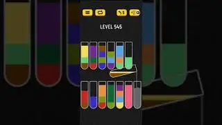 Water sort puzzle level 545