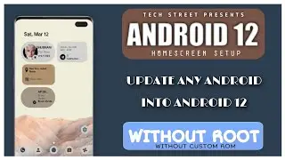 ANDROID 12 HOMESCREEN NOVA SETUP -  Without Root & Without Custom Rom