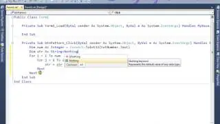 How to Generate the Forward Pattern in Windows Application using Vb.Net