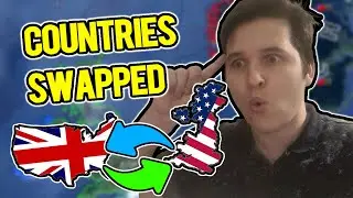 Hearts of Iron 4, but all countries are swapped