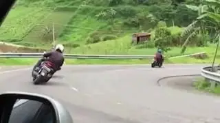 Accident on The Bend of Meandered Road