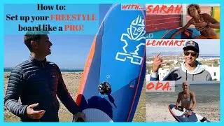 Set up your freestyle board like a PRO! Feat: Sarah-Quita Offringa, Lennart Neubauer & Oda Johanne.