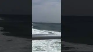 The surf in Ocean Grove, New Jersey