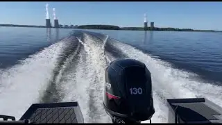 Обкатка лодочного мотора HIDEA 130 на лодке Vrungel 520