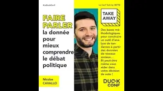 Nicolas Cavallo - Faire parler la donnée pour mieux comprendre le débat politique
