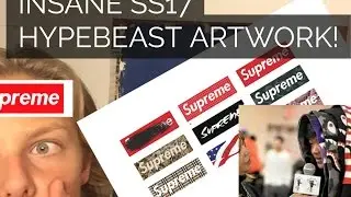 RARE AND AMAZING HOMEMADE SS17 SUPREME SPRING AND SUMMER HYPEBEAST ARTWORK!