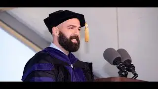 Class of 2020 graduate Luke Manzo Delivers Student Address at Commencement Ceremony