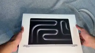 14-inch Silver MacBook Pro M3 18GB Unboxing