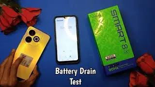 Infinix Smart 8 Hd Battery Drain Test 100 To 0% - Infinix Smart 8 Hd Battery Life 5000Mah