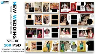 Wedding psd files free download 2024 | Wedding album design templates 12x36  