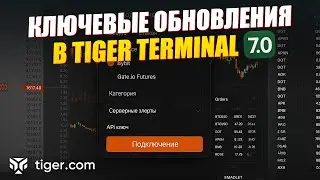 Tiger Terminal 7.0 ОБЗОР! Серверные уведомления, новые биржи и фиксы