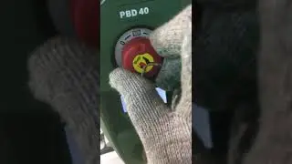 BOSCH PBD-40,Первое включение.