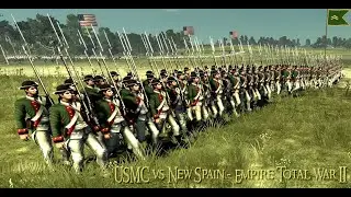 USMC vs New Spain - Battle for Panama | Empire total war II Campaign battle |