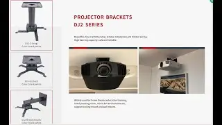 DJ2 series projector bracket Installation video (sibyl@xy-screen.com)